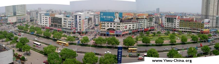 A panoramic view upon Binwang area in Yiwu